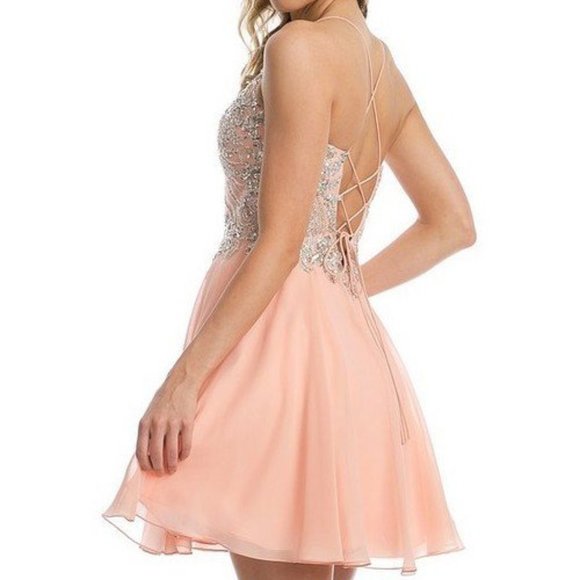 NEW  Sweetheart Neck Lace Bodice Evening Dress JT845 - Picture 2 of 5